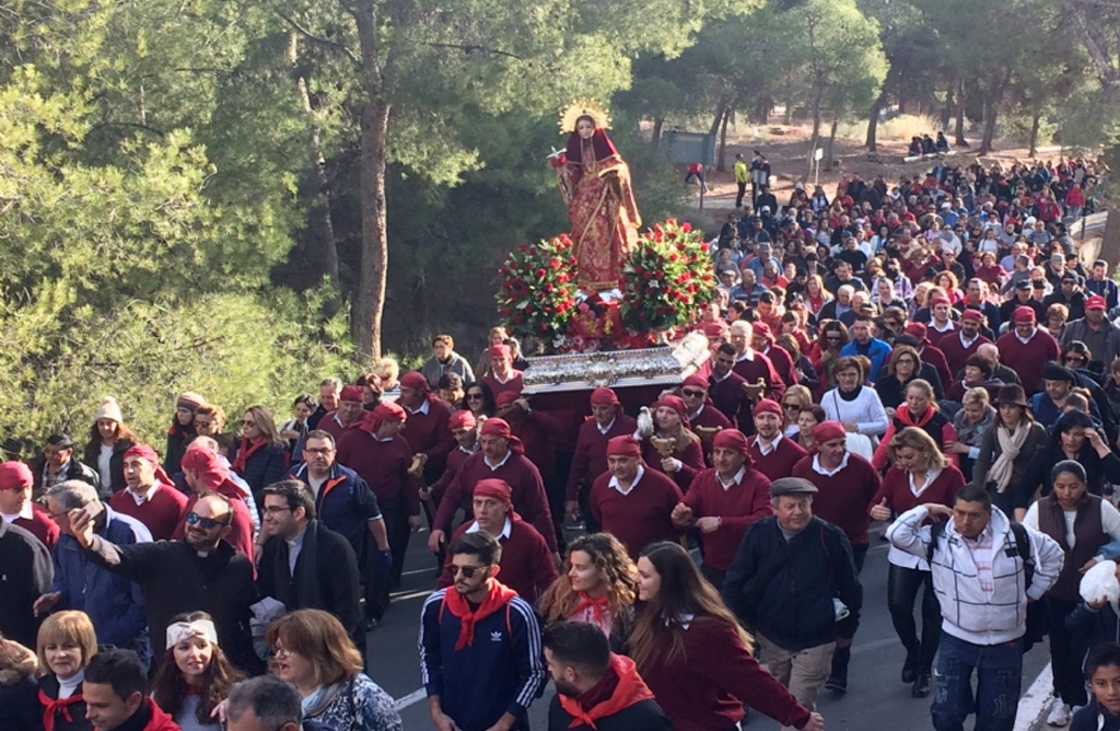Se estima en unas 14.000 las personas que participaron en la Romería de Santa Eulalia el 13 de enero